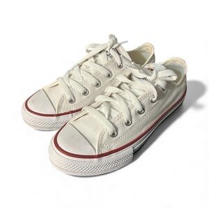 Converse All Star Classic White Kids Sneakers sz 13 new